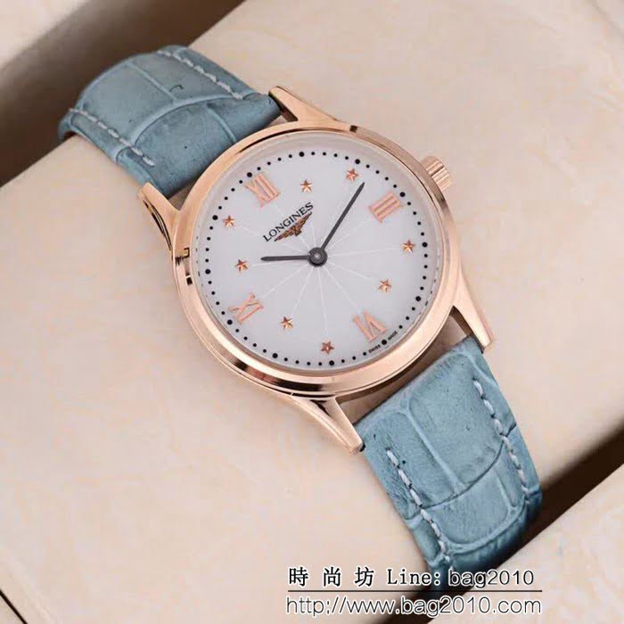 LONGINES浪琴 原裝石英機芯 女士腕表 WSS1215
